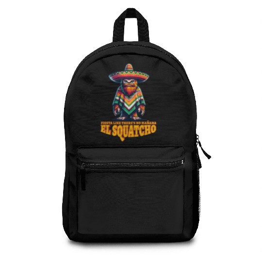 El Squatcho Western Bigfoot Mexican Sasquatch Backpacks