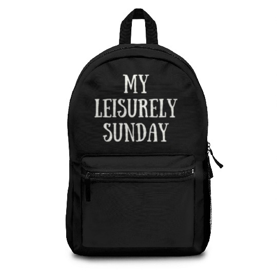 My Leisurely Sunday Backpacks