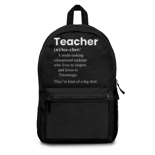 Teacher Definition Teacher Appreciation Backpacks