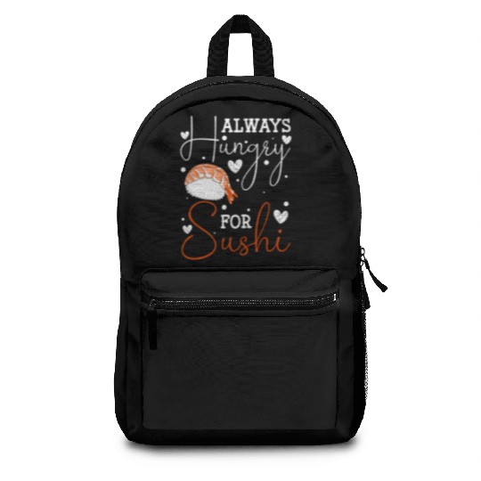 Japanese Fish Maki Cuisine Backpacks