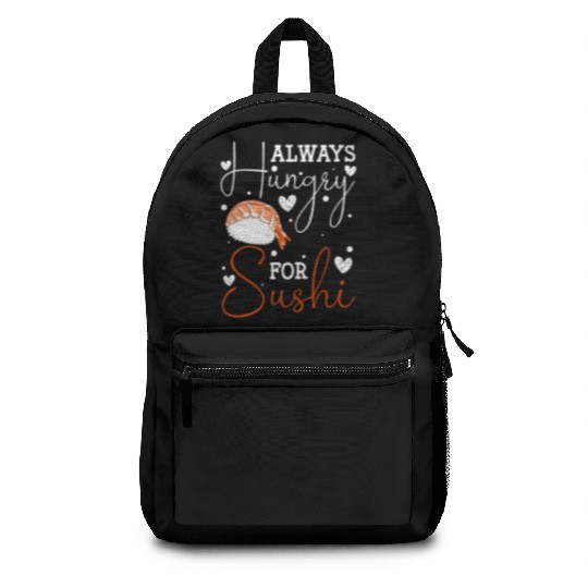 Japanese Fish Maki Cuisine Backpacks