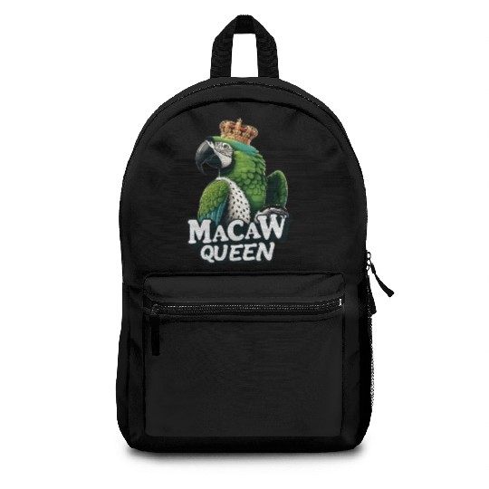 Green Macaw Ornithologist Macaw Queen Backpacks