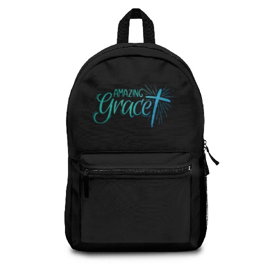 Amazing Grace Lettering Backpacks