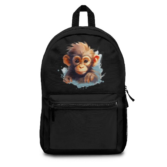 Cute Monkey for Kids for a Kid Backpacks