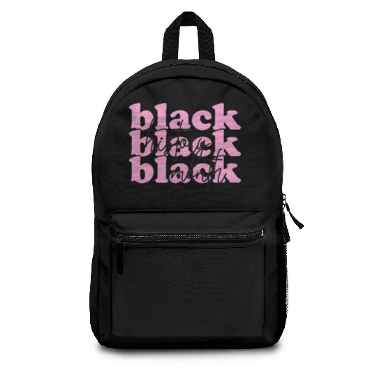 Black Black Black History Month Backpacks