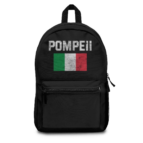 Pompeii Flag Italy Geology Backpacks
