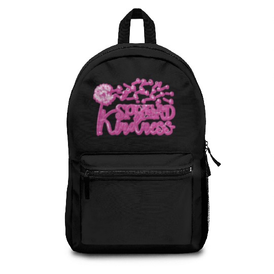 spread kindness like snowflakes Backpacks