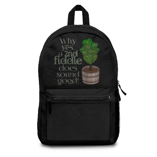 2nd fiddle... leaf fig Backpacks