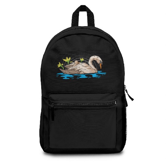 Mother Child Swan Zookeeper Gift Backpacks