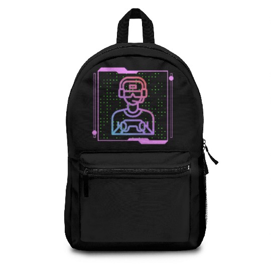 Sleeping By Day Gaming By Night Backpacks