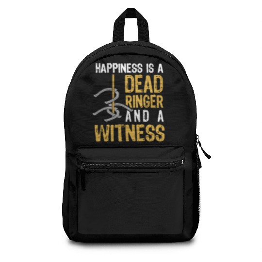 Funny Dead Ringer Horseshoe Pitching Backpacks