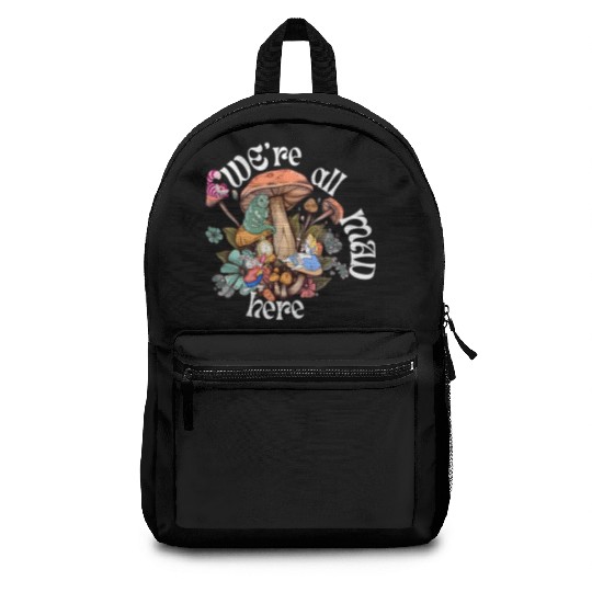 We're all Mad Here - Alice in Wonderland inspired Backpacks