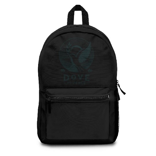 Serene Sunrise: Dove of Peace Backpacks