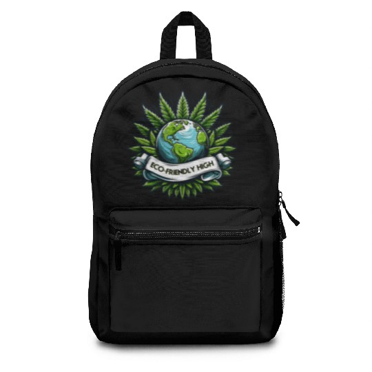 "Eco-Friendly High": Earth & Cannabis Unity Backpacks