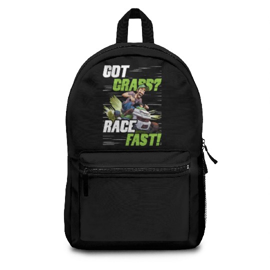 Lawn Mower Racing Got Grass Race Fast Backpacks