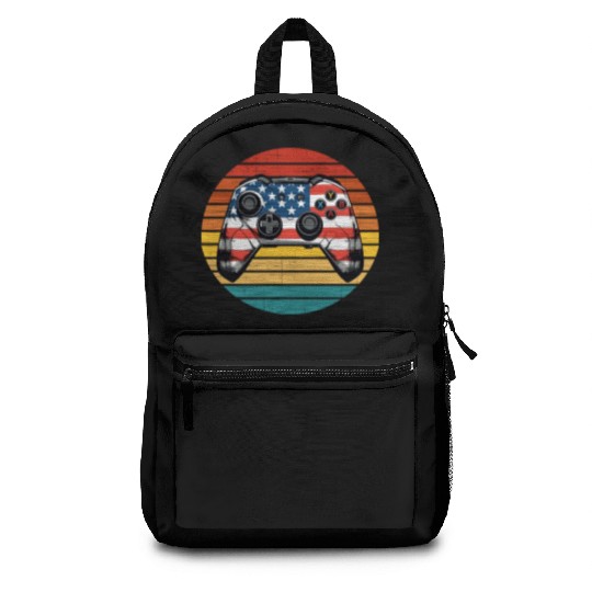 Sunset Video Game Backpacks