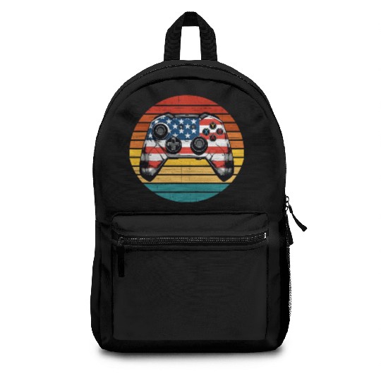 Sunset Video Game Backpacks