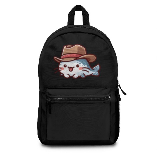 Catfish with Hat Backpacks