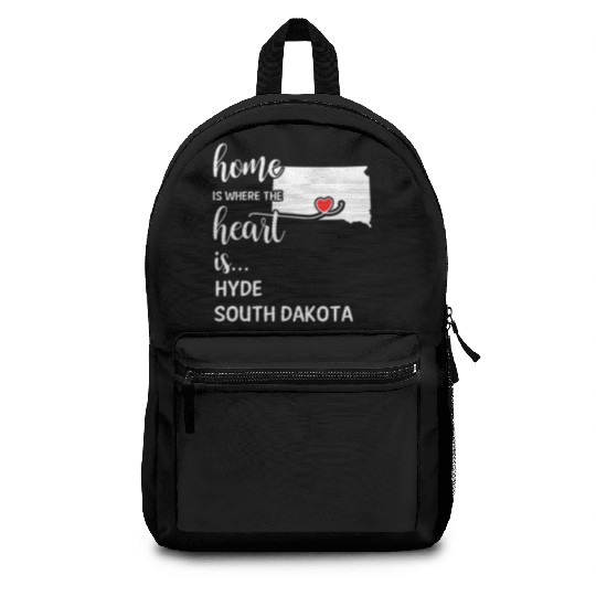 Hyde County South Dakota Is Where My Heart Is Gift Backpacks