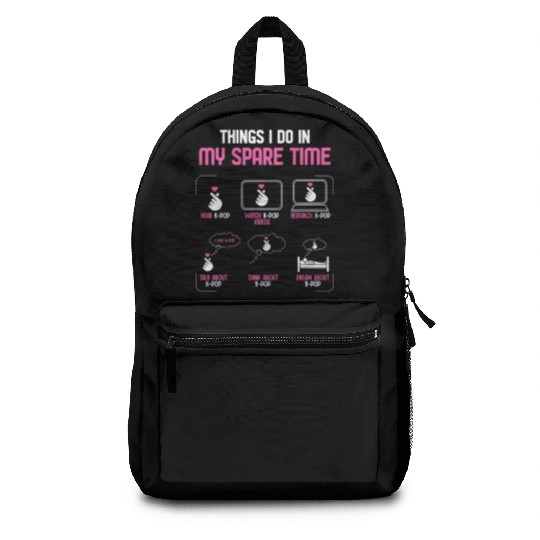 Things I Do In My Spare Time K-Pop K-Drama Korean Backpacks