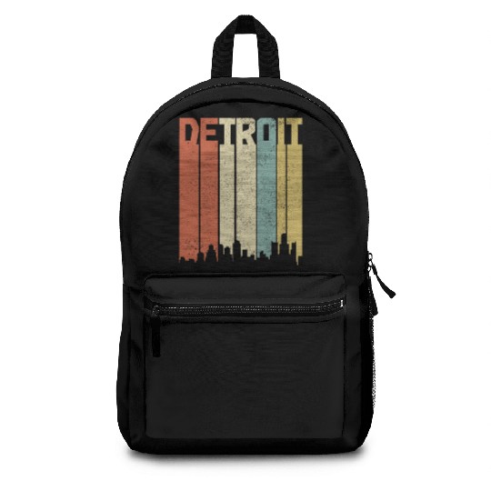 Detroit Michigan Motor City USA Backpacks