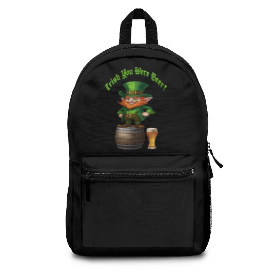 Irish You Were Beer Backpacks