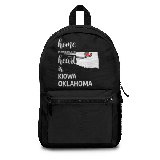 Kiowa County Oklahoma Is Where My Heart Is Gift Backpacks