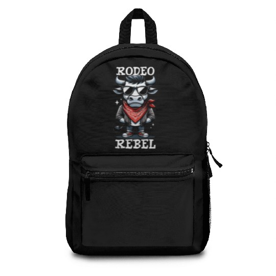 Rodeo Bull Riding Livestock Show Farmer Cattle Backpacks
