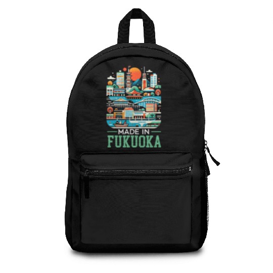 Fukuoka Japan Country Travel Vacation Japanese Backpacks