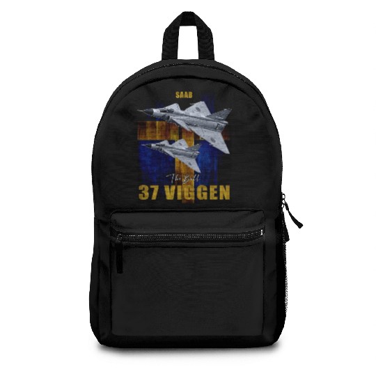 Saab 37 Viggen Swedish Multi Combat Aircraft Backpacks