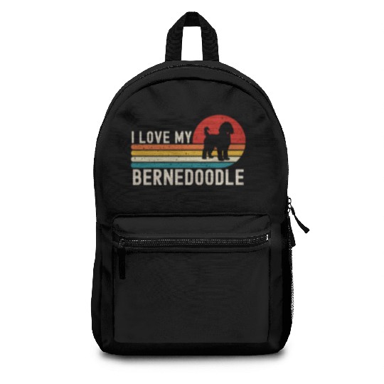 I Love My Bernedoodle Backpacks