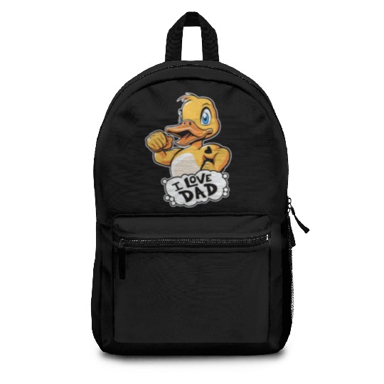 Duck Goose Geese I Love Dad Backpacks