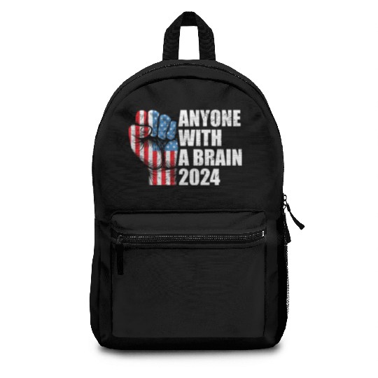 2024 Brain Vote Democracy Anti-Trump Backpacks