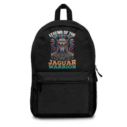 Aztec Jaguar Warrior Aztec Culture Indigenous Backpacks
