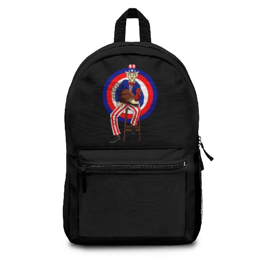 old american turkey lover thanksgiving Backpacks