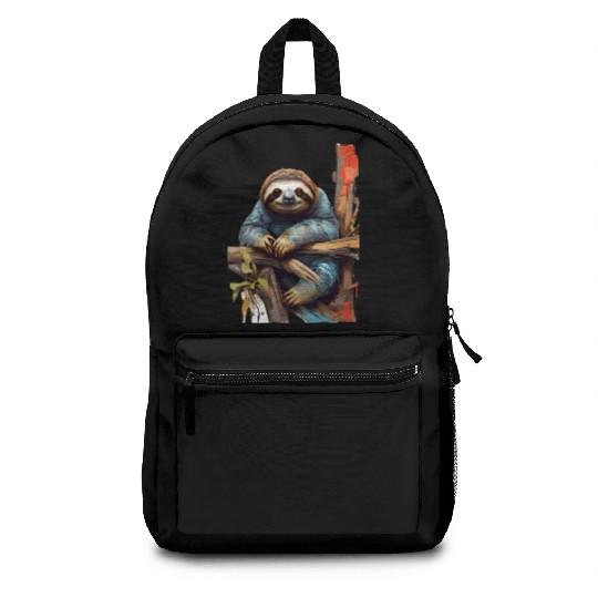 beautiful animal Sloth Backpacks