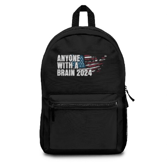 2024 Brain Vote Democracy Anti-Trump Backpacks