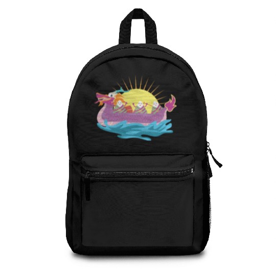 Chinese Dragon Boat Chinese Gift Backpacks