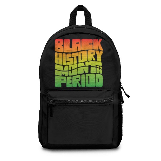 Black History Month Period African American Pride Backpacks