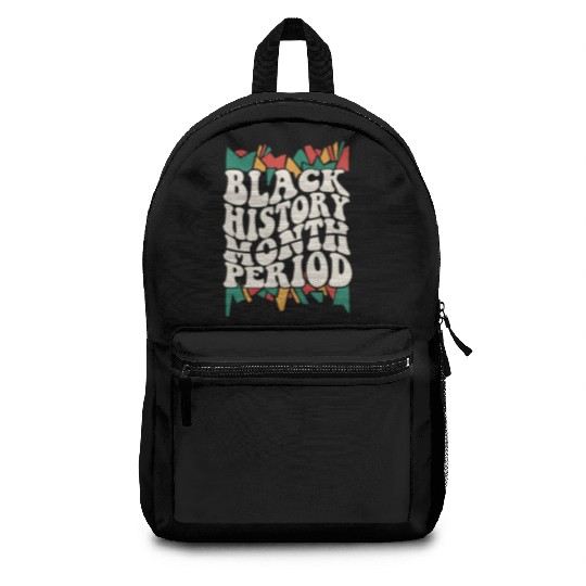 Black History Month Period African American Pride Backpacks