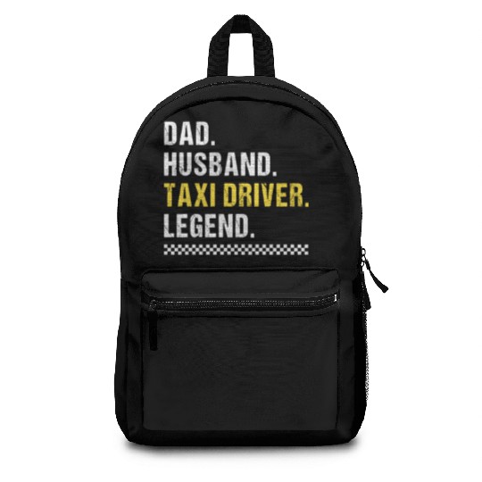 Dad Taxi Driver Backpacks