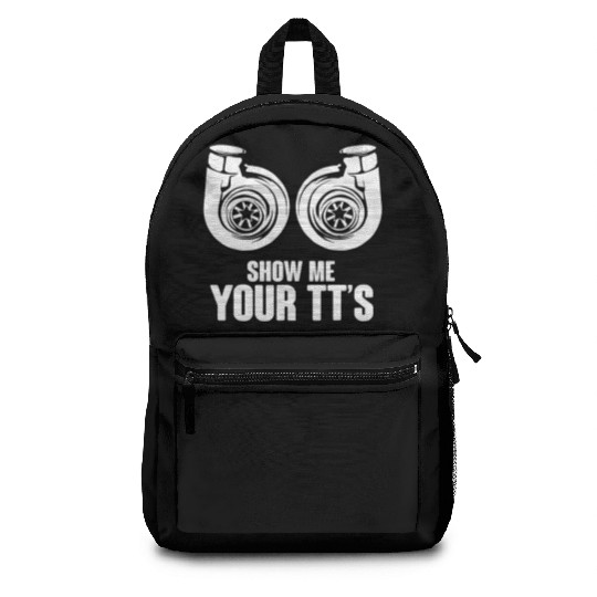 Show Me Your TT s Twin Turbo Car Racing Backpacks