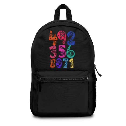 Butterfly Number Backpacks