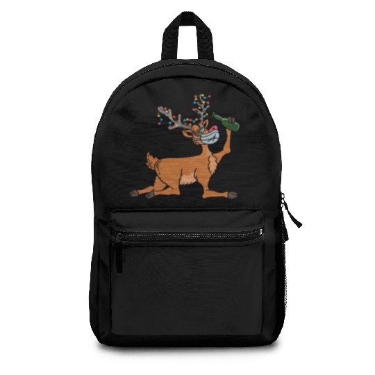 Drunk Reindeer Party-goer Gift Backpacks