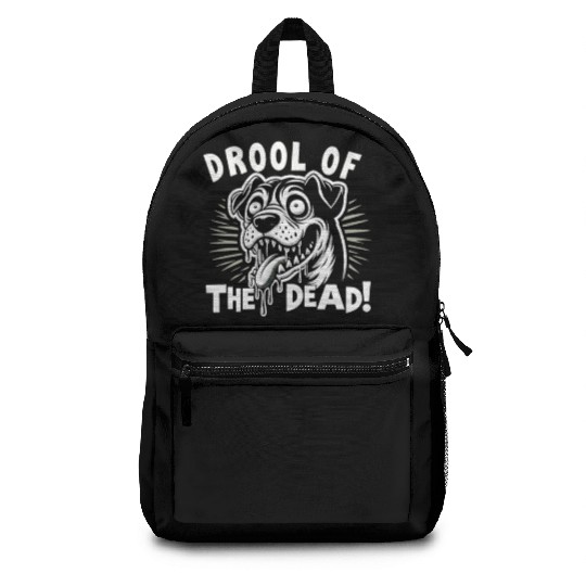 Horror Dog Halloween Spooky Dog Lover Gothic Dog Backpacks