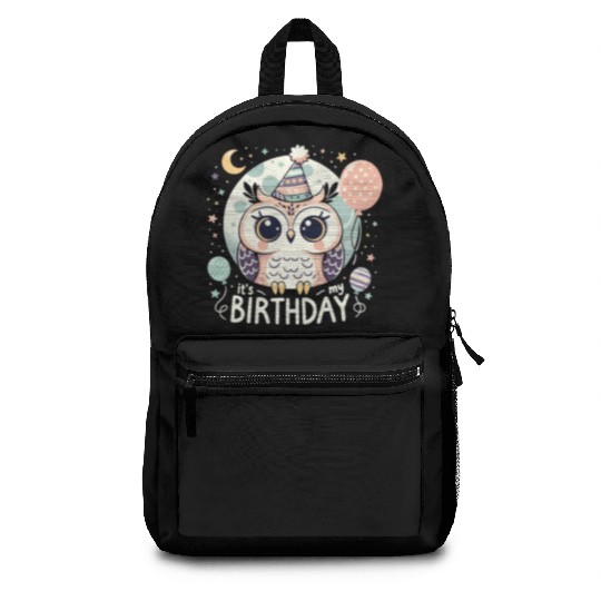 Its My Birthday Sweet Birthday Owl Backpacks