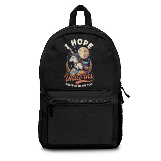 Unicorn Hope Unicorns Believe Too Backpacks