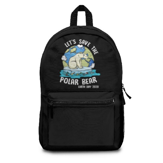 Save The Polar Bear Backpacks