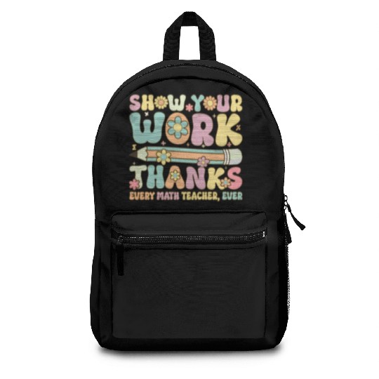Groovy School Teacher Backpacks