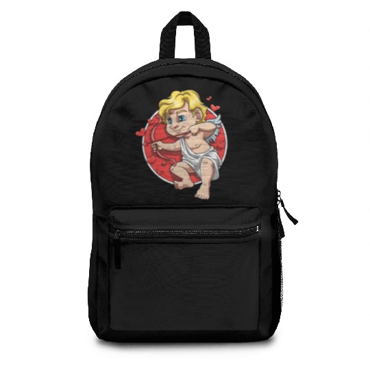 Cute Cupid Cartoon Valentine's Day Love Backpacks